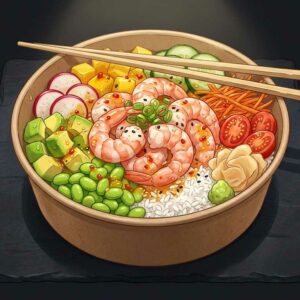 Poké crevette