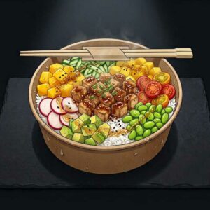 Poké végétarien