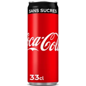 Cannette 33 cl Coca-Cola sans sucre