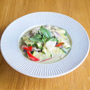 Poulet curry-coco Thaï (sauce relevée)