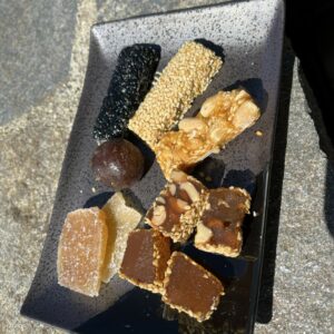 Assortiment nougats et confits